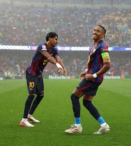 Rampant Raphinha Bags Brace As Barcelona Rout Feyenoord 5-1