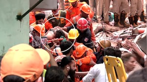 Rescue Teams Pull Survivor From Delhi Building Collapse Debris
