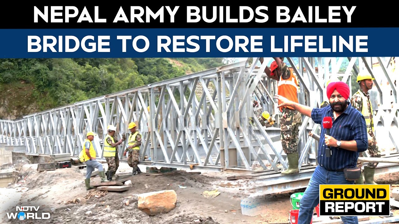 Nepal Flood Rescue: Army Races To Build Bridge, Reconnect Stranded Villages