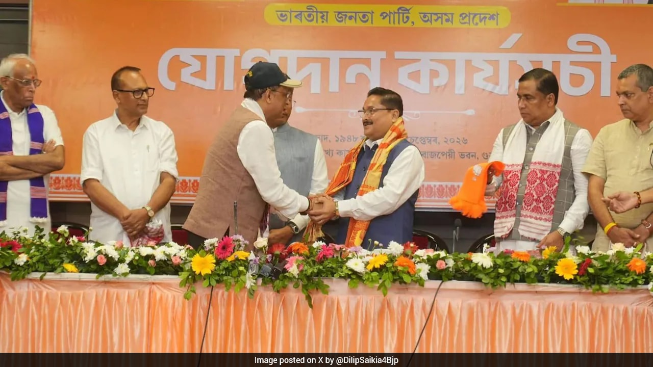 Assam Ex-Bureaucrat, 2 Journalists Join BJP Ahead Of State Bypoll