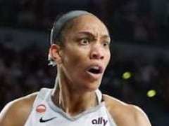 A&rsquo;ja Wilson Draws Attention After Tunnel Collision Before Las Vegas Aces Win Over Phoenix Mercury