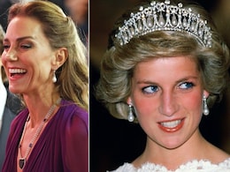 Kate Middleton Dazzles In Princess Diana's Earrings, Queen Mother's Necklace At <i>Digger</i> UK Premiere
