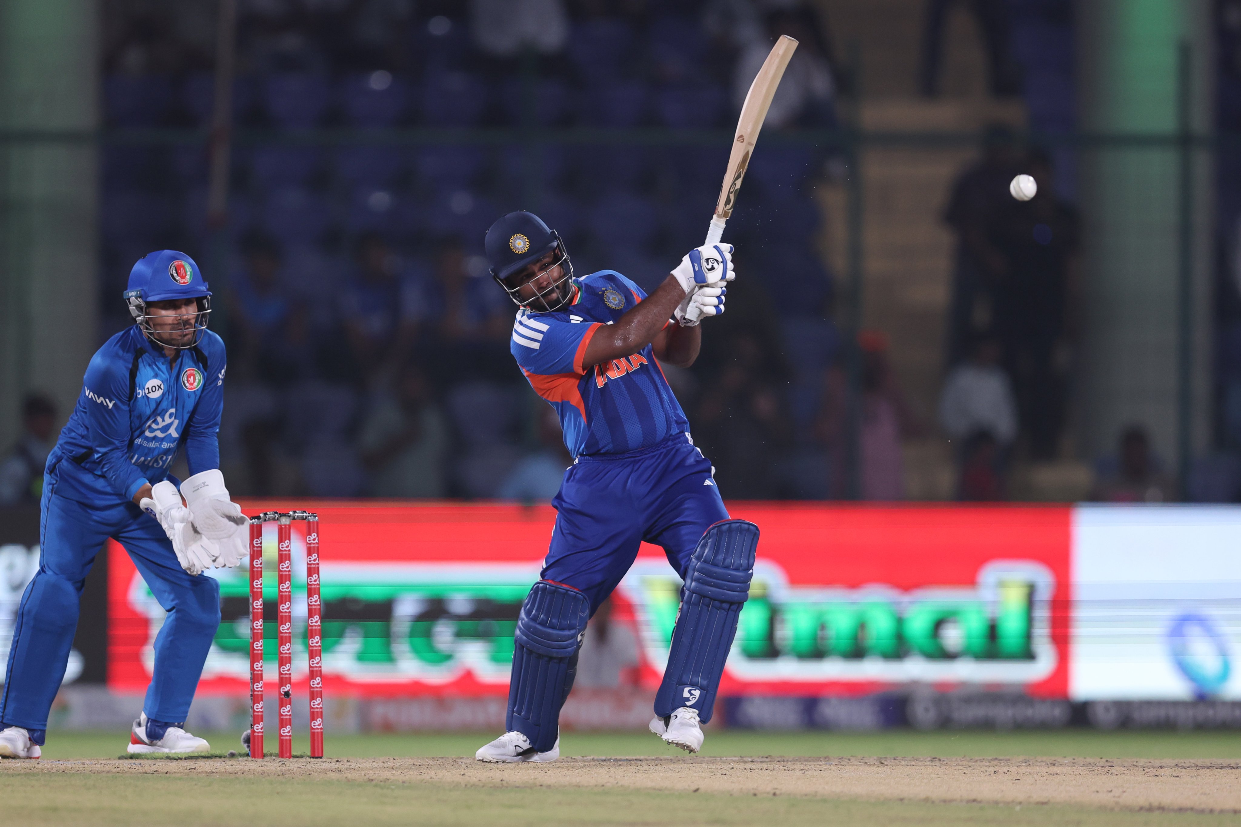 Sanju Samson’s 22-ball 57 helps India beat Afghanistan in 2nd T20I