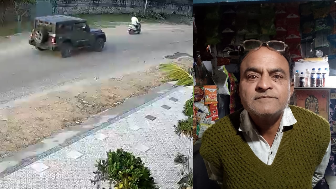 Video: Thar Swerves, Rams Biker In Gurugram-Like Hit-And-Run In Jaipur. He Dies