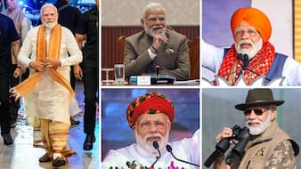 पारंपरिक पगड़ी से स्टाइलिश जैकेट तक, पीएम मोदी के इन लुक्स की खूब हुई चर्चा, देखिए...