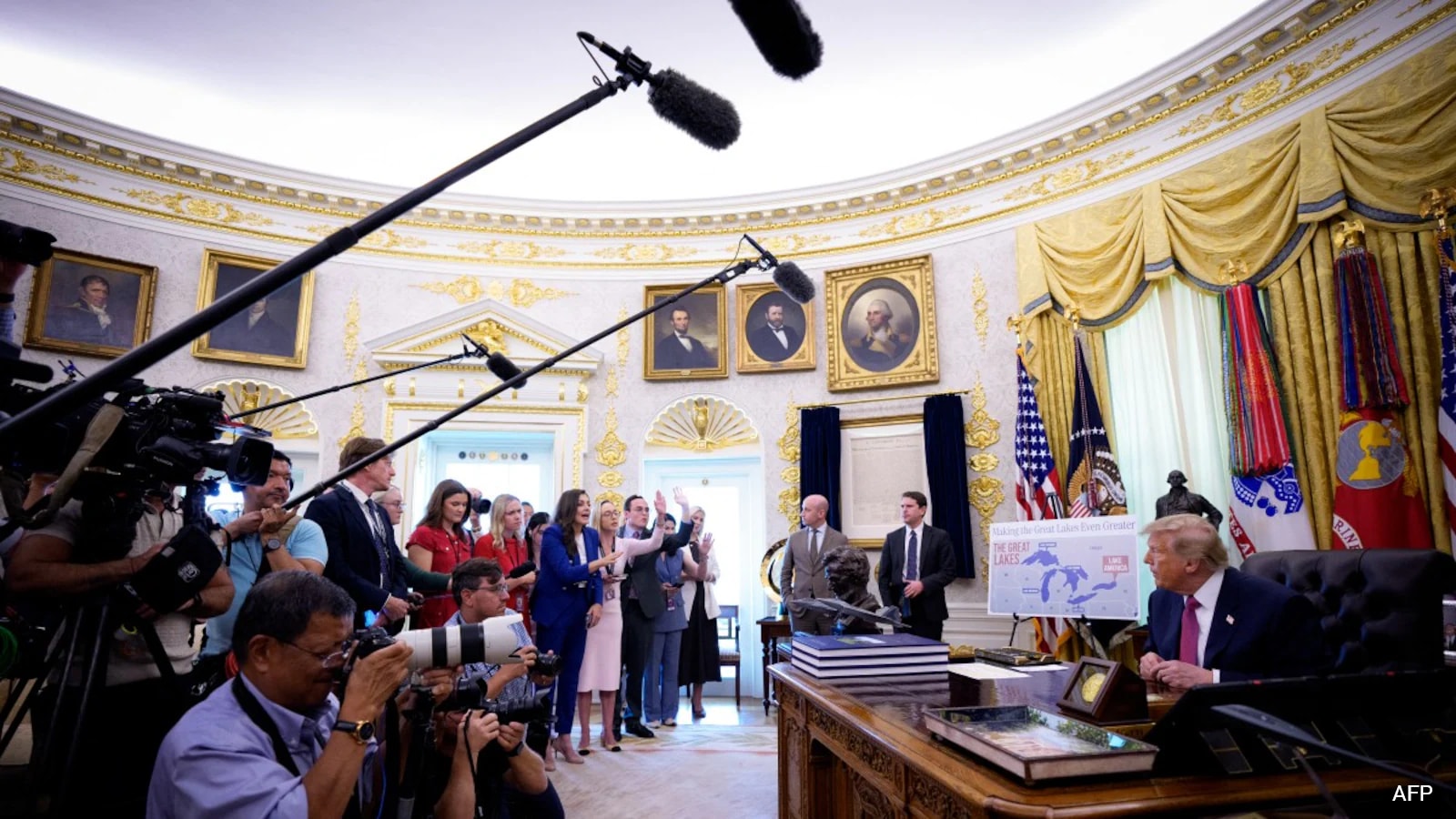 “Fiction And Lies”: Trump Bans CNN, Politico From White House