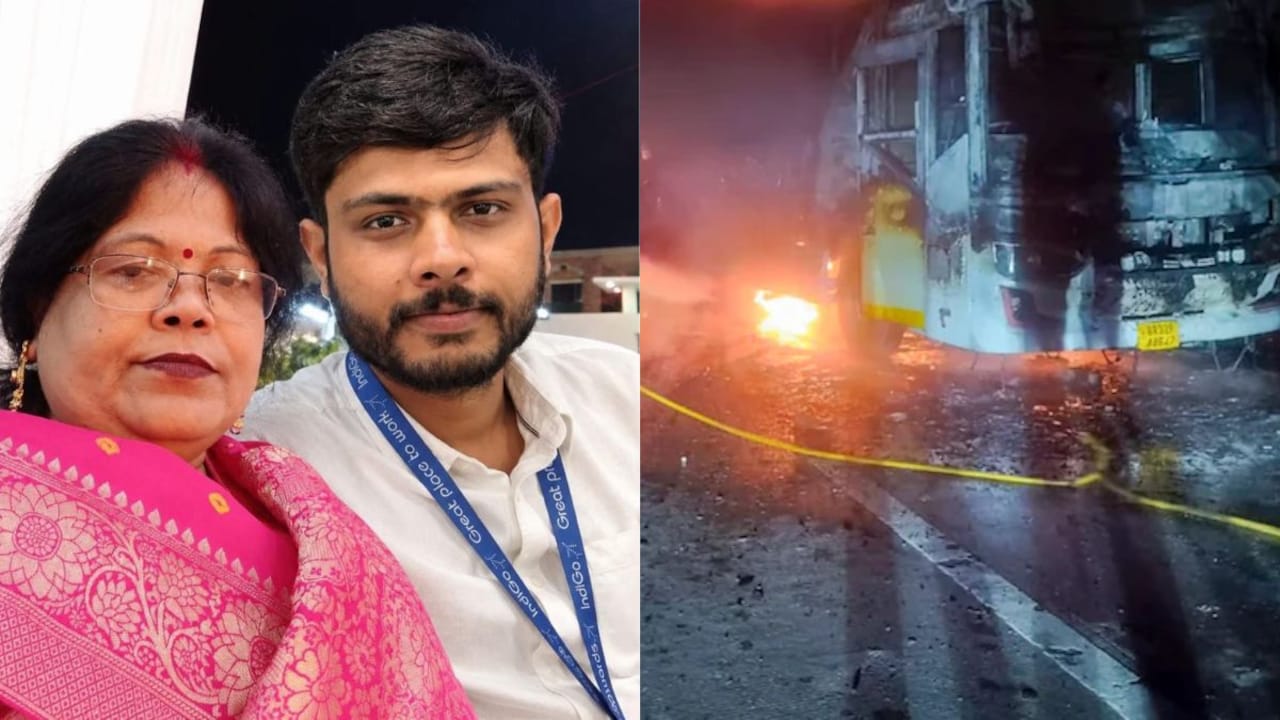 BJP Leader's Son Stays Back To Save Mother In Noida Bus Fire. Both Die