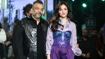 Aneet Padda Closes Lakme Fashion Week In Amit Aggarwal's Sculpted Bodice Look