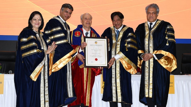 Amity University Confers Honorary Doctorate On Nobel Laureate Roger D Kornberg