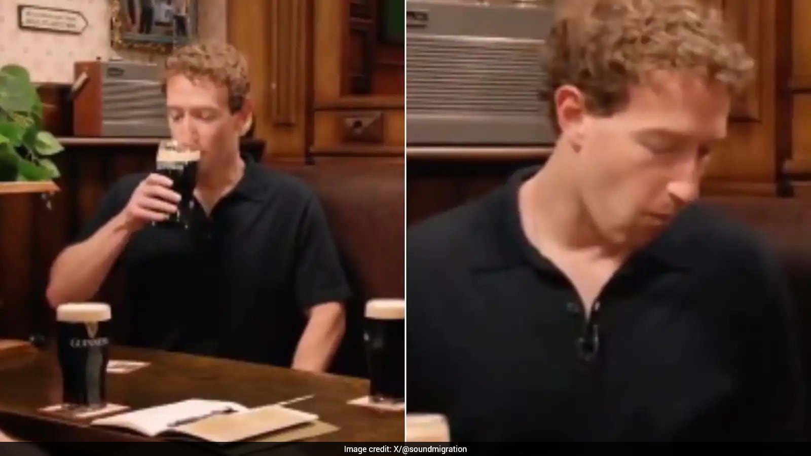 Mark Zuckerberg's Guinness Sip Sparks Viral Reactions During AI Podcast