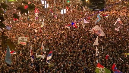 Mass Anti-Government Protests Sweep Serbia Ahead Of Elections