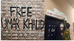JNU की दीवारों पर 'FREE UMAR KHALID' और 'LONG LIVE NAXALBARI' के नारे, ABVP ने खोला मोर्चा