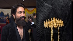 Yash Channels His Inner Ravana With Gold Brooch At Ramayana LA Premiere