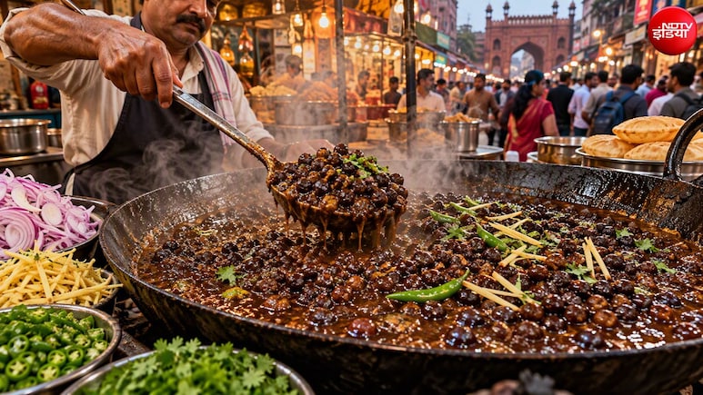 चांदनी चौक जैसे काले छोले बनाने का सीक्रेट आया सामने, चायपत्ती नहीं बल्कि ये है असली खेल