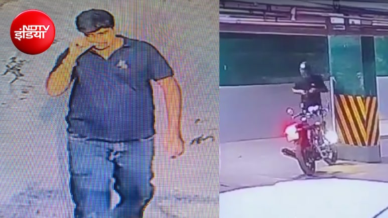 हेलमेट पहनकर आया चोर 4.5 लाख की बाइक उड़ा ले गया, नोएडा की गौर सिटी के CCTV में कैद चोर, 2 साल में 8वीं चोरी