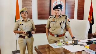 IPS रवीना त्यागी की व&zwj;िदाई पर भावुक हुई स&zwj;िपाही, 'मैडम न जाओ...' गीत फिर वायरल
