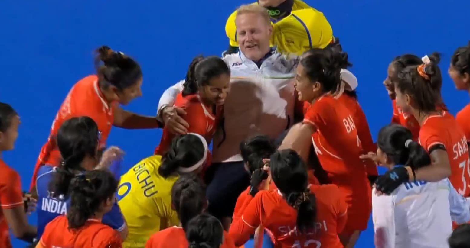 Indian Players' Heartwarming Gesture For Coach Viral After Clinching Gold
