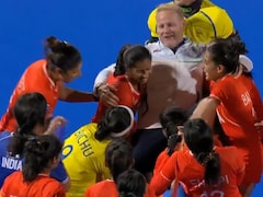 Emotional Scenes As Indian Players Heartwarming Gesture For Coach Viral After Clinching Hockey Gold At Asian Games