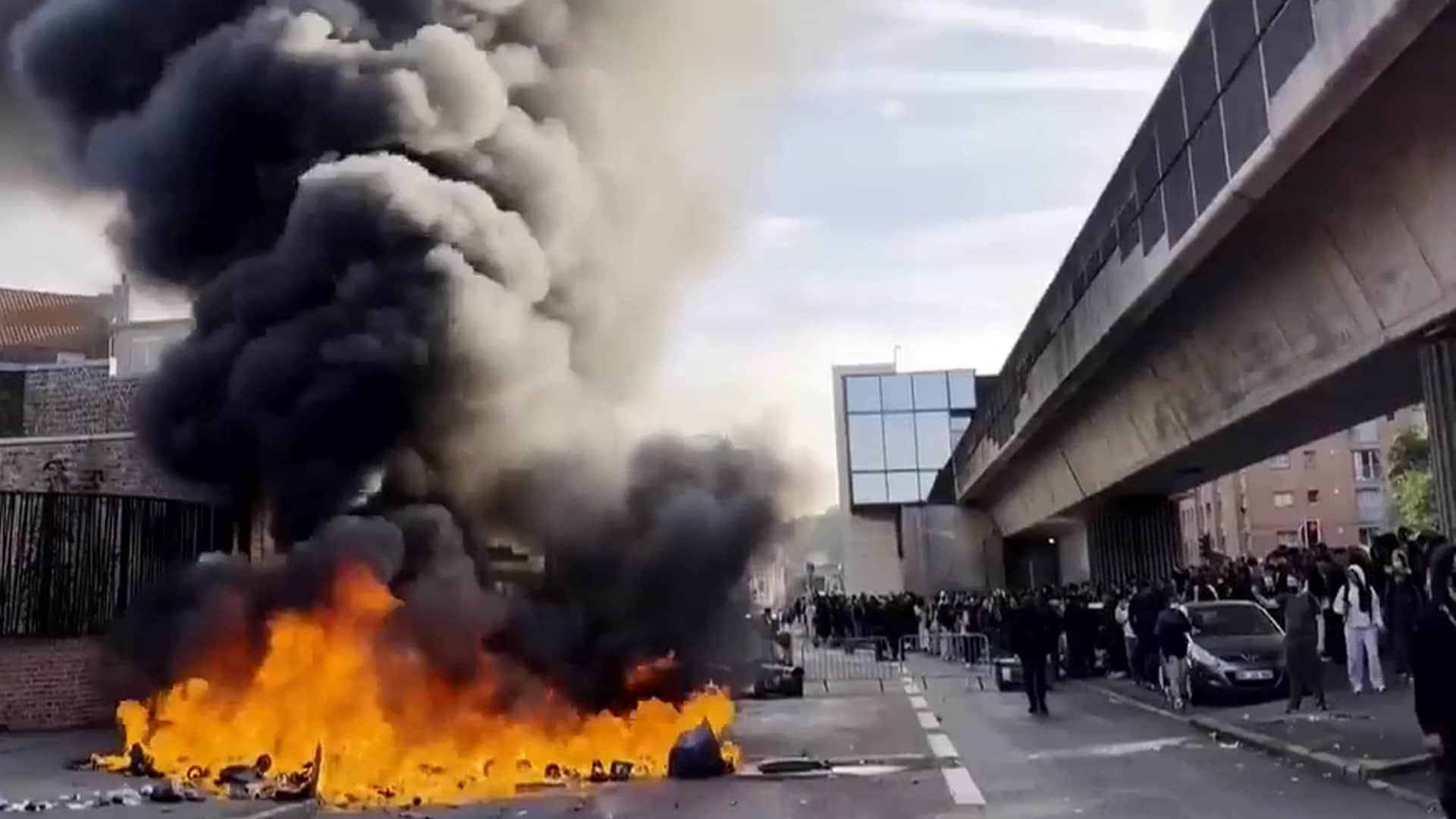 France Protests: Students, Public Workers Take To Streets Over School Cuts