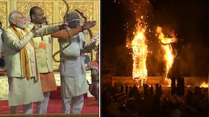 PM Modi Leads Dussehra Celebrations, Burns Ravana Effigy In Delhi