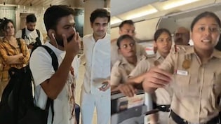 CJP Leader Abhijeet Dipke Detained By Delhi Police Inside Airplane In New Delhi | Watch Video
