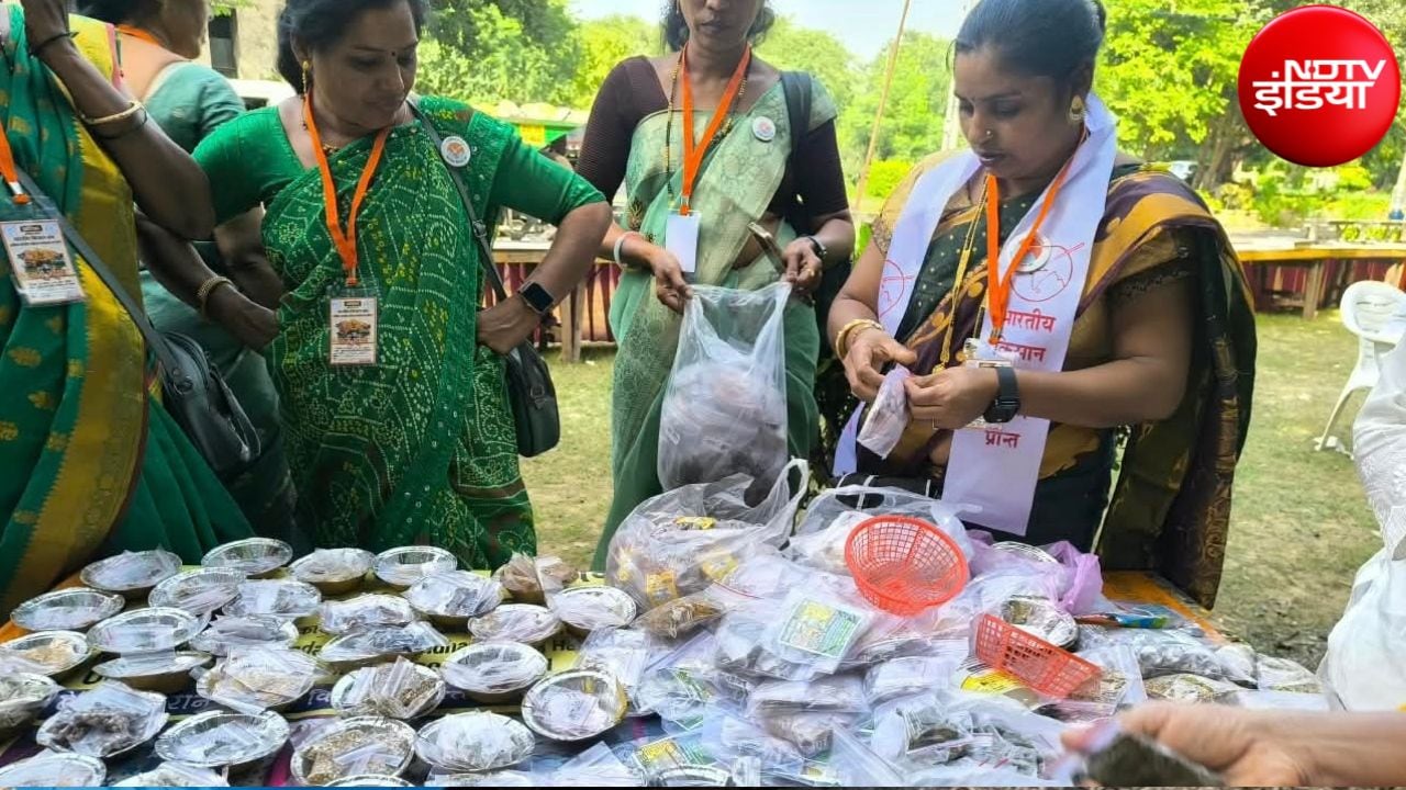 सुनीता अंबादास चाफले किसान सम्मेलनों और प्रदर्शनियों में अपने देसी बीजों के स्टॉल लगाकर बेचती हैं. सुनीता अंबादास चाफले किसान सम्मेलनों और प्रदर्शनियों में अपने देसी बीजों के स्टॉल लगाकर बेचती हैं.
