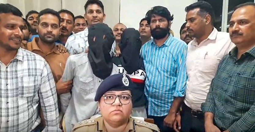 The three suspects arrested in connection with the firing incident involving Bollywood actor Tiger Shroff
