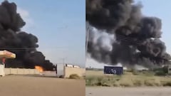 Saudi-Led Coalition Strikes Yemen Oil Site, Videos Show Thick Cloud Of Smoke