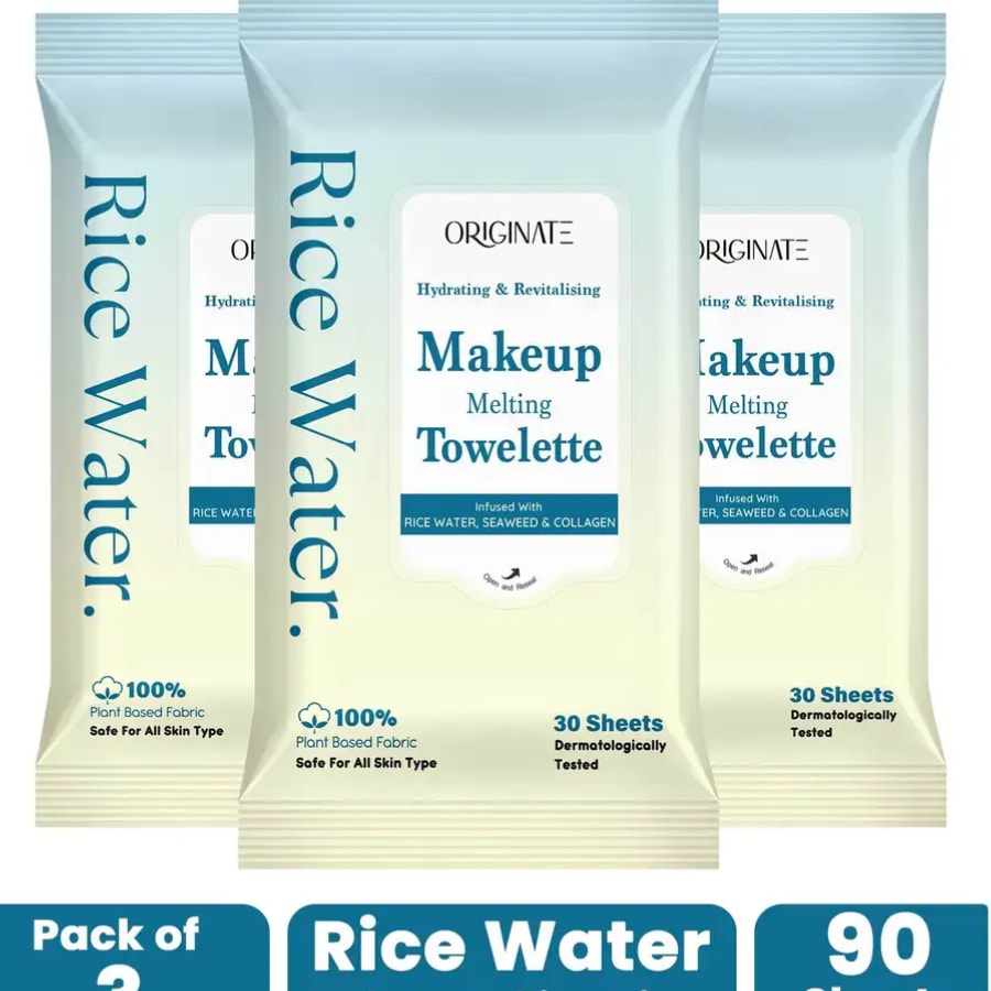 Click here to buy: ORIGINATE Rice Water Makeup Removal Wet Wipes Click here to buy: ORIGINATE Rice Water Makeup Removal Wet Wipes