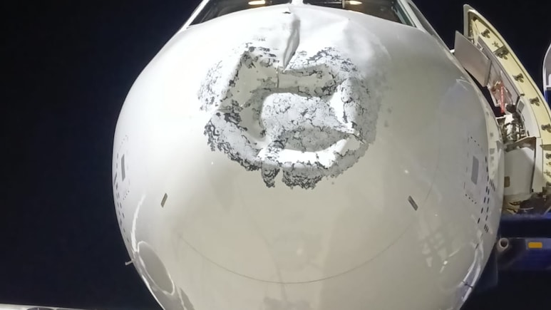 IndiGo Patna-Lucknow Flight Hit By Lightning Mid-Air, Nose Damaged; Lands Safely