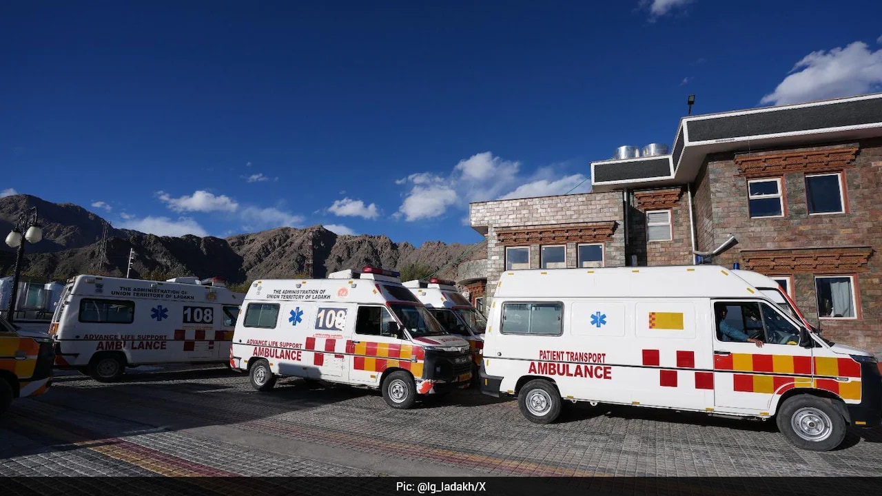 Ladakh Deploys 73 New Ambulances to Reach Remote Villages