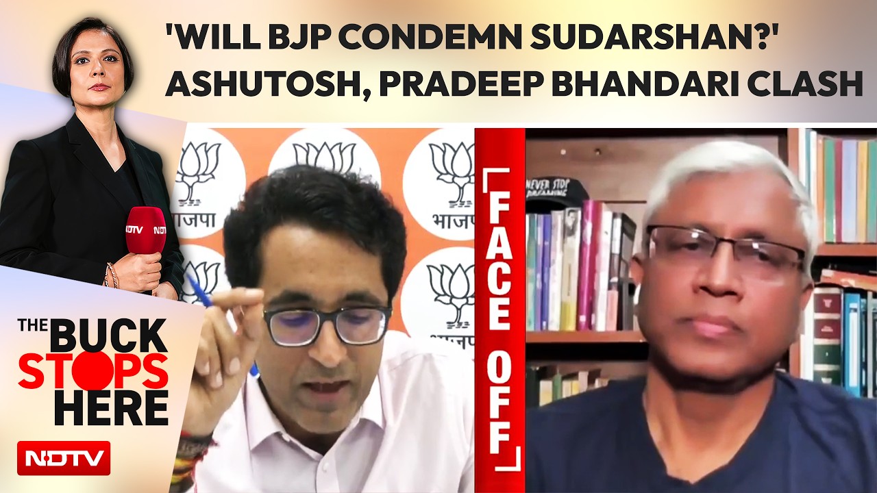 'Will BJP Condemn Sudarshan?' Ashutosh, Pradeep Bhandari Clash