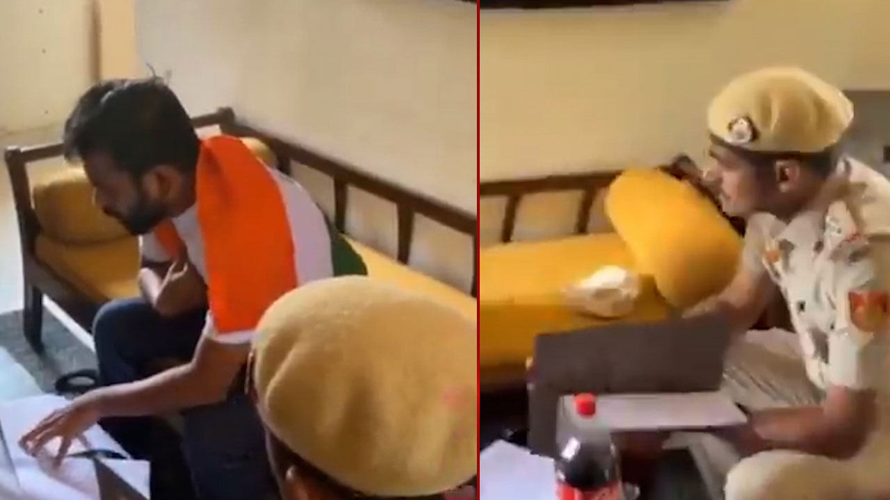 "Don't Hold Tiranga March": Delhi Police At Abhijeet Dipke's Home