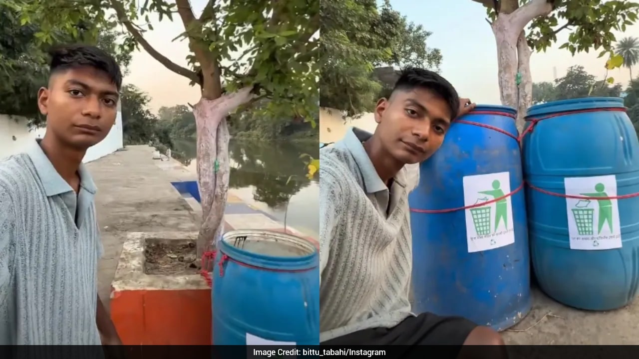 Bittu Tabahi Disheartened After Dustbin Placed To Keep River Clean Gets Stolen