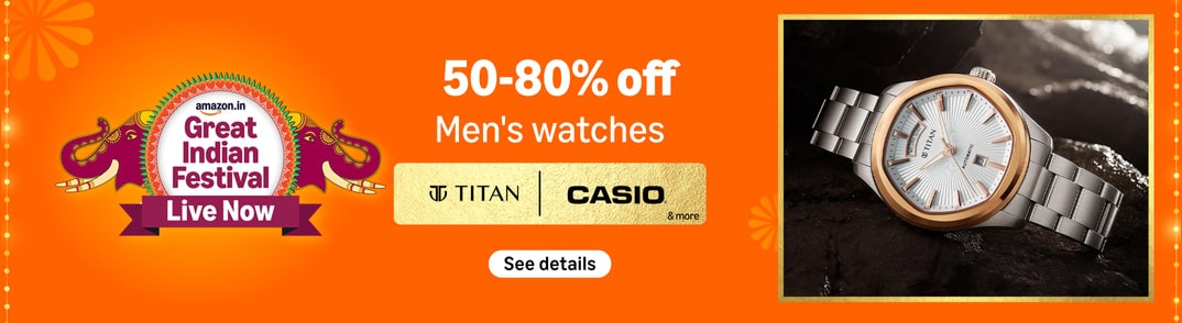 Great Indian Festival 2026: 5 Best Watches For Men To Shop During Sale Great Indian Festival 2026: 5 Best Watches For Men To Shop During Sale