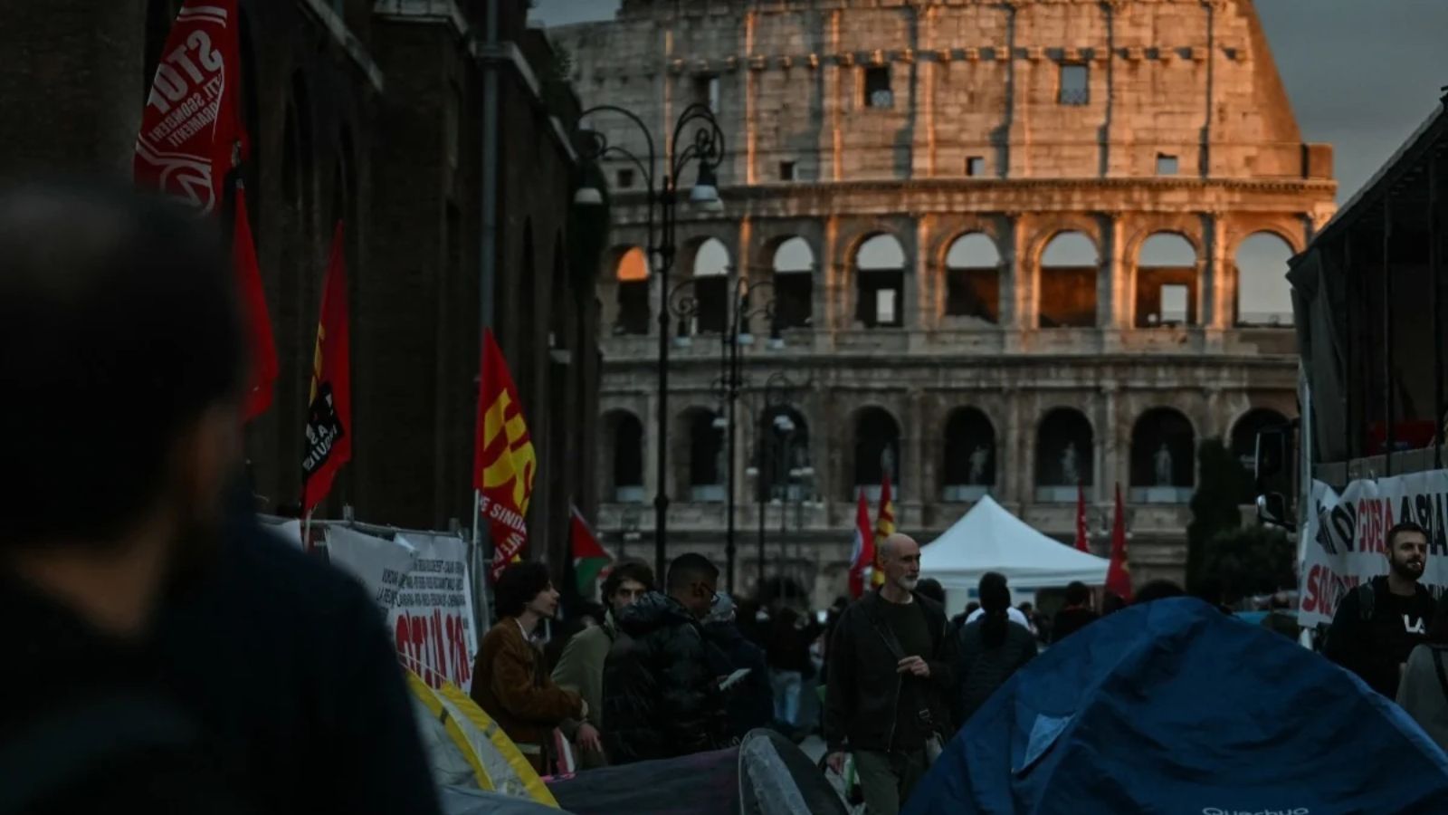 Thousands Of Workers, Students Protest In Italy Over High Living Costs