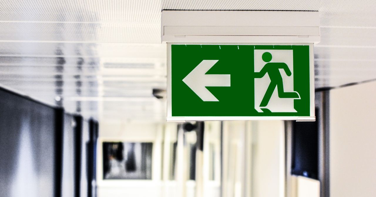 Always spot exits in a building to avoid stampedes