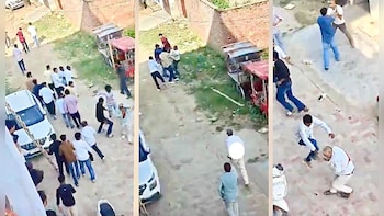 Caught On Camera: Knife Attack, Brutal Beating As Around 50 People Clash With 3 In Lucknow Over Land Dispute