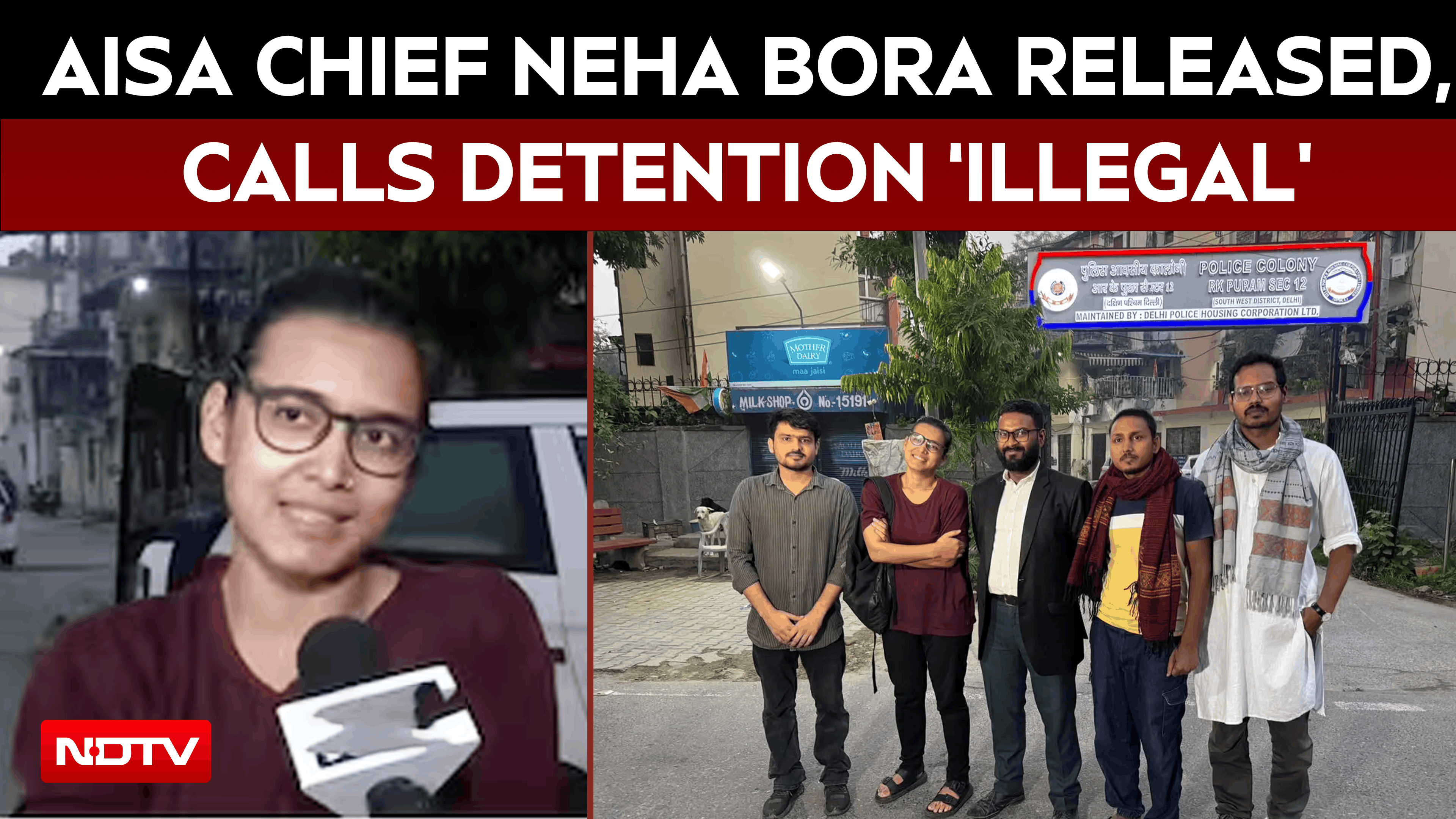 AISA's Neha Bora Released After Hours Of Detention, Calls It 'Illegal', Demands CEC's Resignation