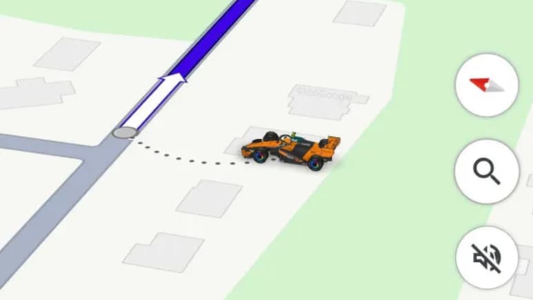 Google Maps Turns Your Navigation Icon Into A McLaren F1 Car