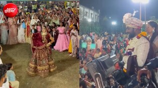 अपनी ही शादी में दुल्हन ने लूट ली महफिल, काजोल के गाने पर लगाए ठुमके जमा दिया रंग, देखने वालों के खड़े हुए रोंगटे, लोग भूले शादी का जश्न