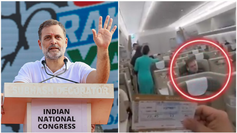 घूमने विदेश निकले राहुल गांधी... BJP ने फ्लाइट का वीडियो शेयर कर साधा निशाना, कांग्रेस का पलटवार
