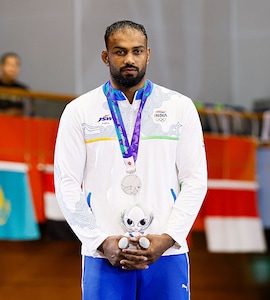 "<i>Desh Ka Tiranga Lehra Diya</i>": Nitesh Siwach Reacts After Historic Greco-Roman Silver At Asian Games 2026