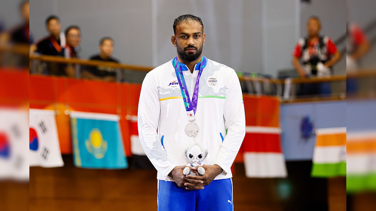 "Desh Ka Tiranga Lehra Diya": Nitesh Siwach Reacts After Historic Greco-Roman Silver At Asian Games 2026