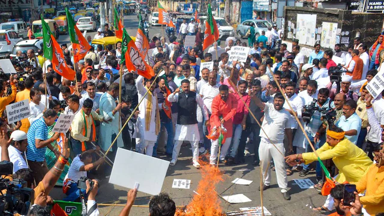BJP Holds Protests Across Country, Seeks M Kharge's Apology Over 