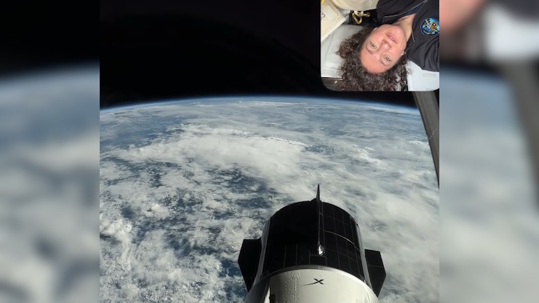 NASA Astronaut Jessica Meir Shares Spectacular Earth View From SpaceX Crew Dragon