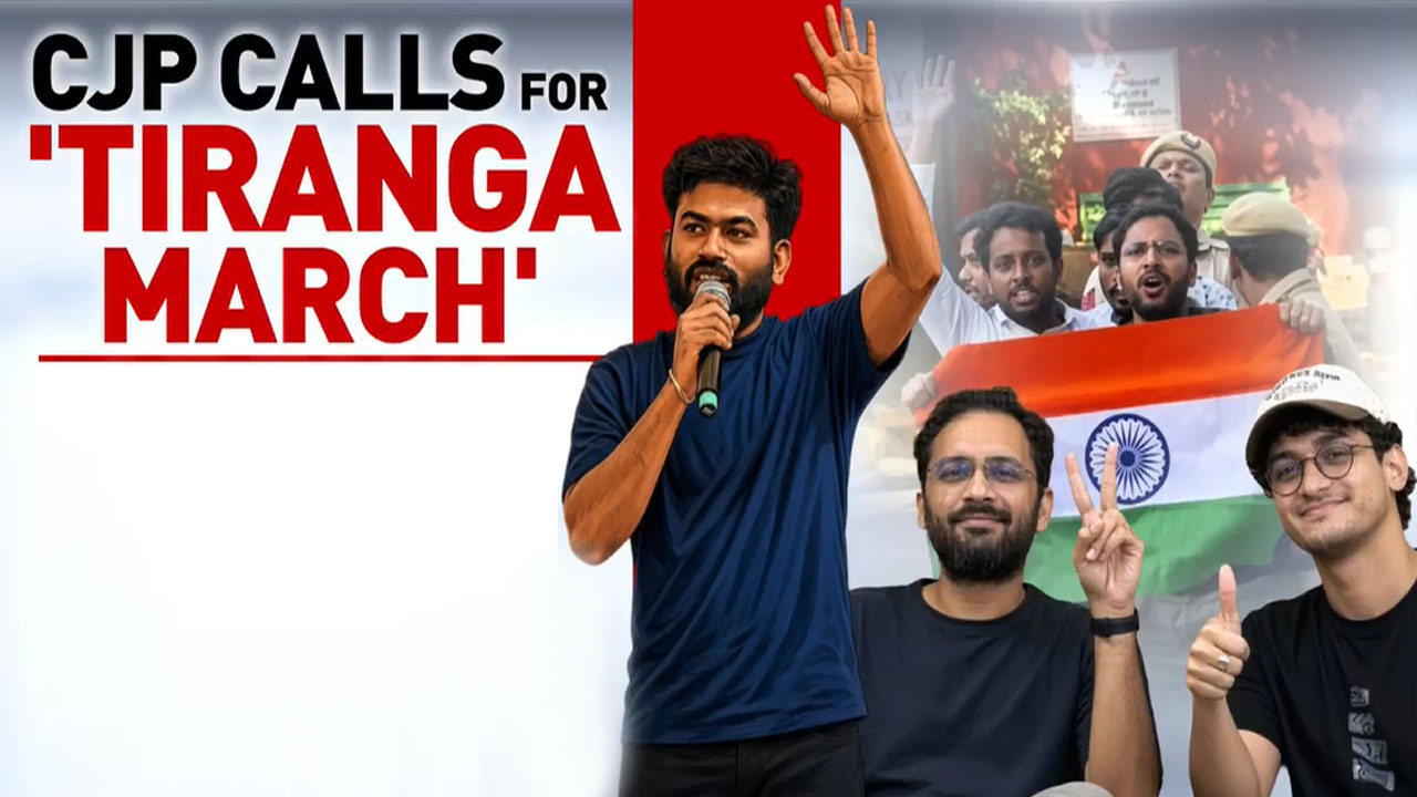 CJP Founder Abhijeet Dipke Calls 'Tiranga' Protest At Connaught Place On Oct 16
