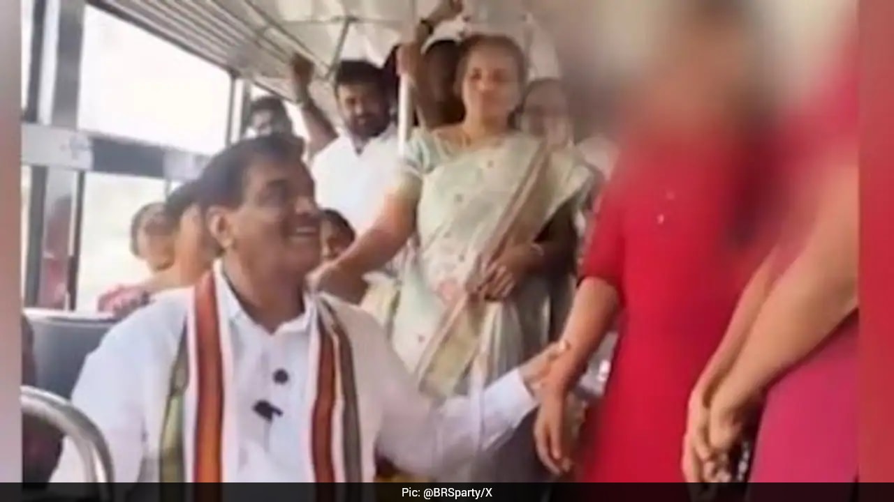 BRS Accuses Telangana MLA Of "Inappropriately Touching" Girl On Bus