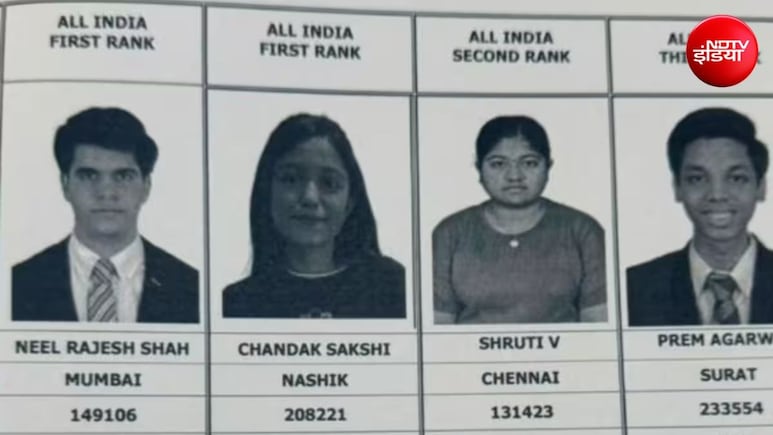 CA इंटरमीडिएट रिजल्ट जारी, नील राजेश शाह और चंदक साक्षी ने किया टॉप