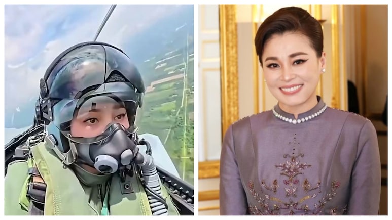Viral Video: Thailand Queen Suthida Makes First Solo Flight In Fighter Jet